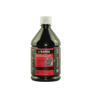 Краска для кожи мебельная №3 (черный) РАНГА 500 г